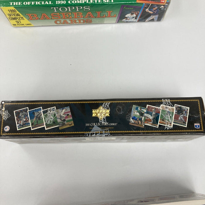 1990 Topps 1991 Upper Deck 1993 Upper Deck Complete Baseball Sets Factory Sealed