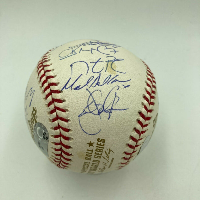 2007 Boston Red Sox World Series Champs Team Signed W.S. Baseball Steiner COA