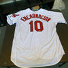 Edwin Encarnacion Signed Authentic Cleveland Indians Game Model Jersey MLB Auth