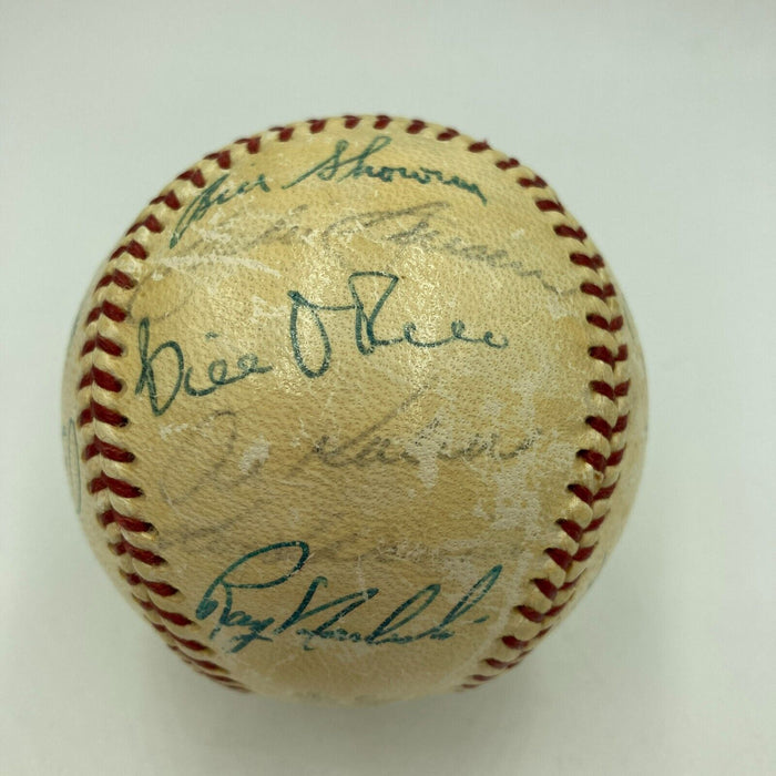 Mickey Mantle 1958 All Star Game Team Signed American League Baseball With COA