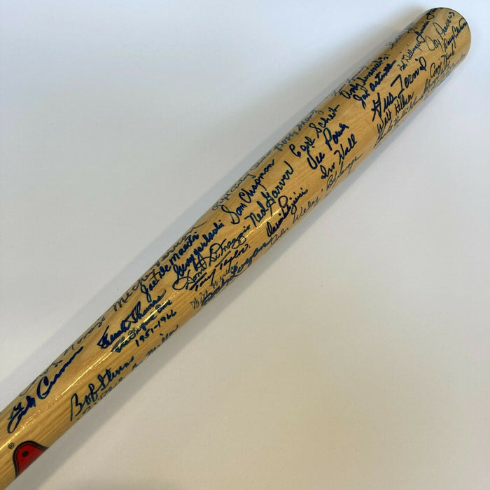 The Finest Philadelphia Athletics A's Legends Multi Signed Bat 70 Sigs PSA DNA