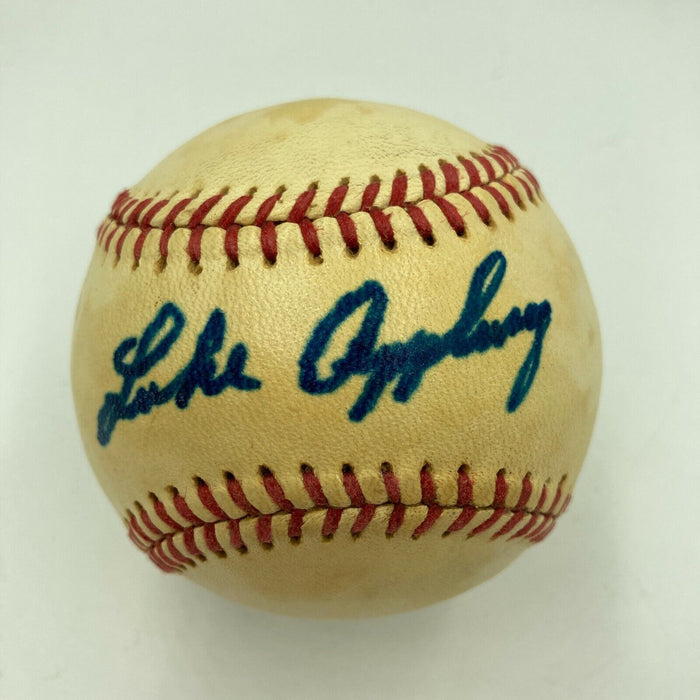 Luke Appling Signed Autographed American League Baseball JSA COA