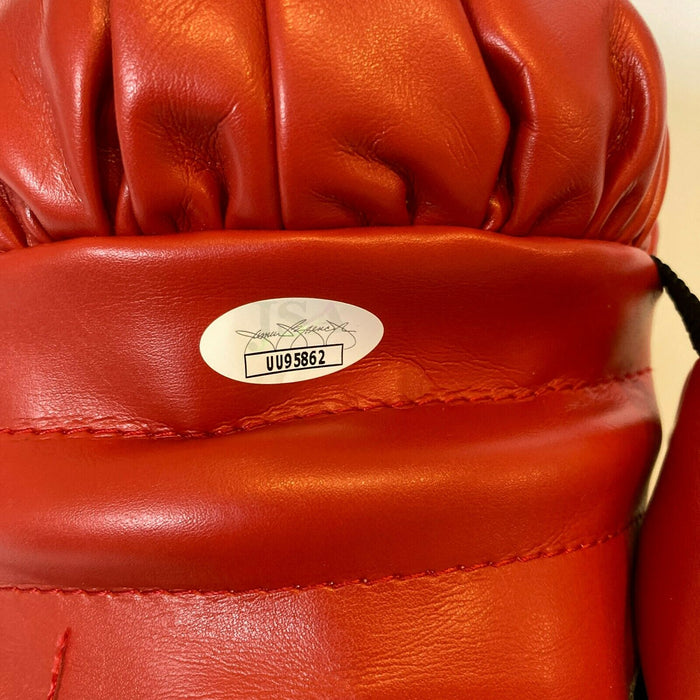 Boxing HOF 2015 Class Signed Glove Ray Mancini  Riddick Bowe Yoko Gushiken JSA