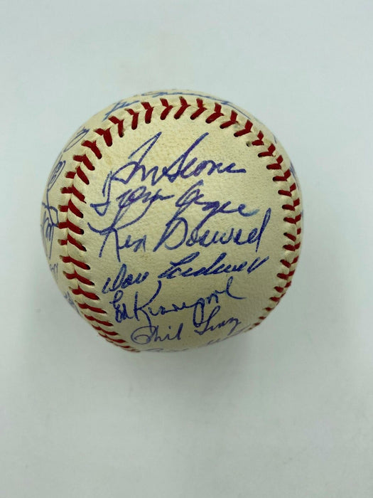 Stunning Tom Seaver Rookie Era 1968 New York Mets Team Signed Baseball JSA COA