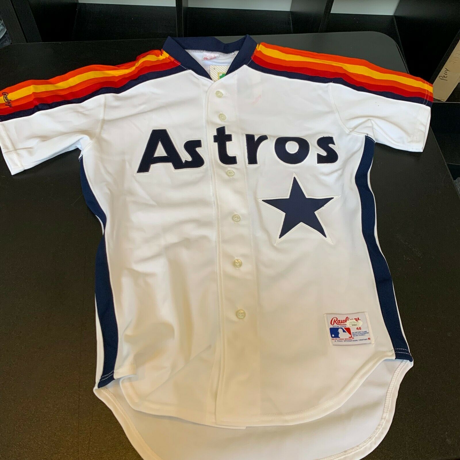 Nolan Ryan Signed Authentic 1989 Houston Astros Game Model Jersey With —  Showpieces Sports