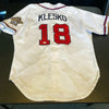 Ryan Klesko Signed Autographed Game Used 1995 Atlanta Braves Jersey With JSA COA