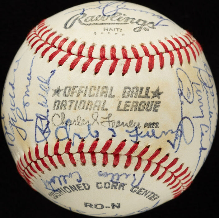 George Steinbrenner Billy Martin Robert Merrill HOF Multi Signed Baseball JSA