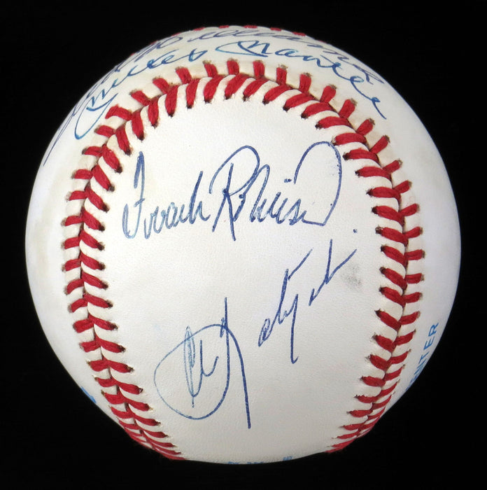 Mickey Mantle Ted Williams Carl Yastrzemski Triple Crown Signed Baseball JSA COA