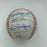 1985 St. Louis Cardinals NL Champs Team Signed Baseball Ozzie Smith