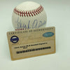 Beautiful Hank Aaron Signed Official Major League Baseball With Steiner COA