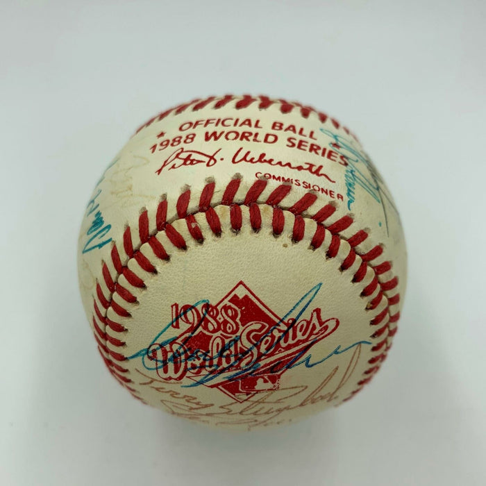 1988 Oakland A's Athletics AL Champs Team Signed World Series Baseball PSA DNA