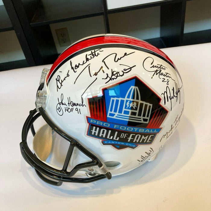 Jim Brown Jerry Rice Hall Of Fame Legends Multi Signed Full Size Helmet JSA