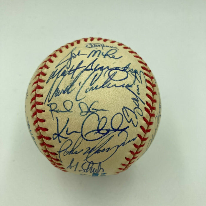 1997 Seattle Mariners Team Signed Baseball Ken Griffey Jr Alex Rodriguez JSA COA
