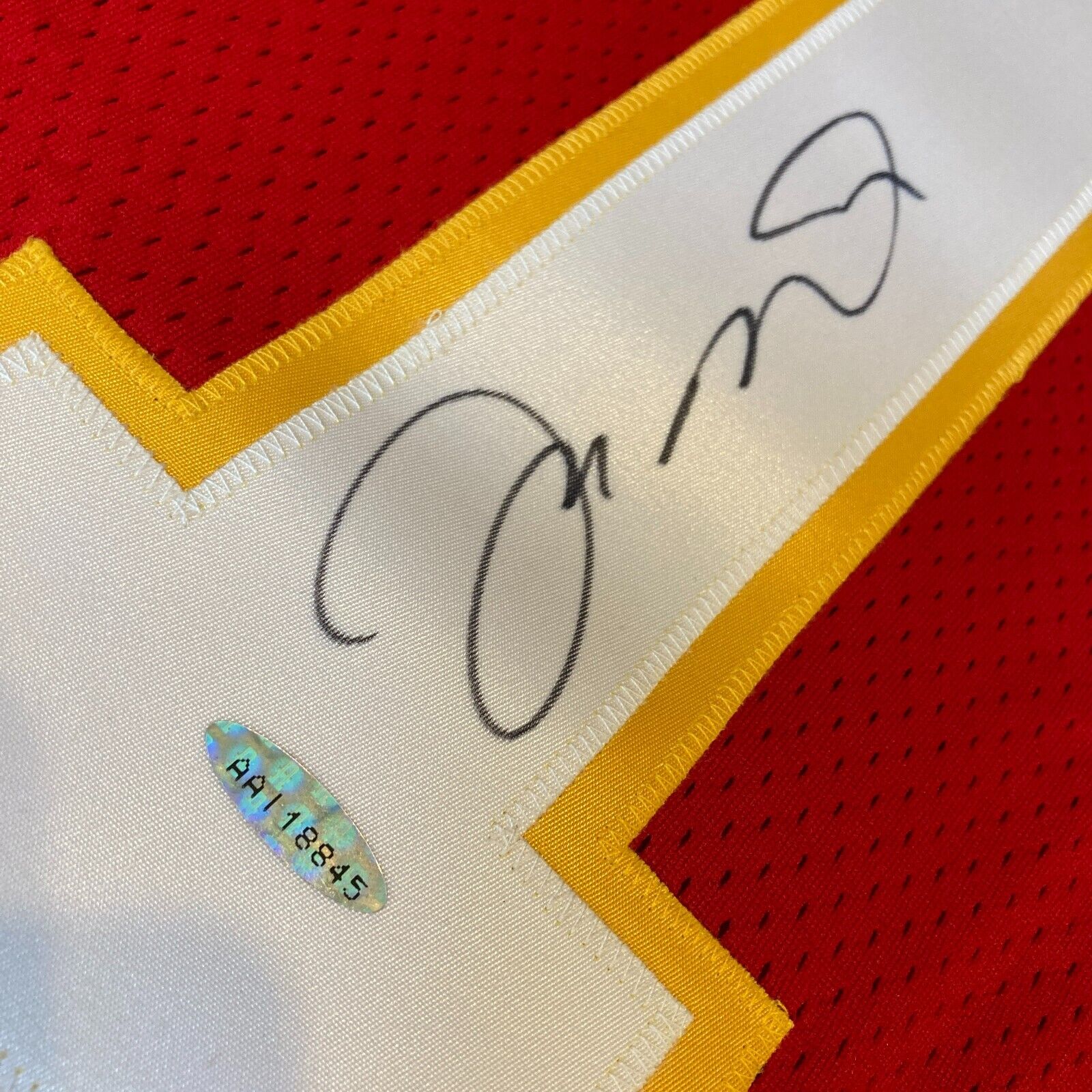 Joe Montana Signed Kansas City Chiefs Jersey. Autographs Jerseys, Lot  #43135