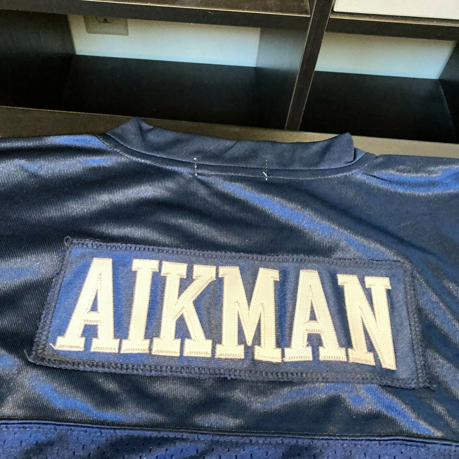 Troy Aikman Signed 1994 Mitchell & Ness Dallas Cowboys Throwback Jerse —  Showpieces Sports