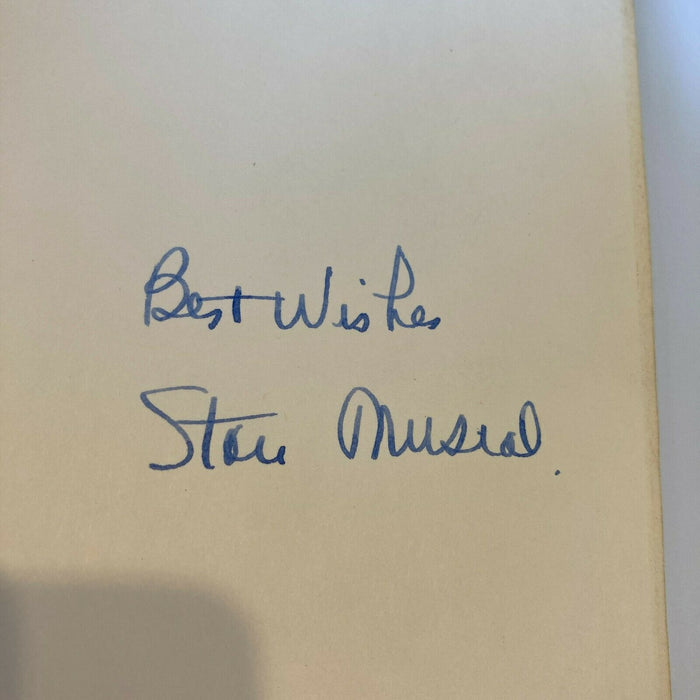 Stan Musial Signed Autographed Vintage 1950's Baseball Book JSA COA