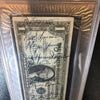 Stunning Honus Wagner Signed $1 Dollar Bill With 1935 Pirates Team PSA DNA COA