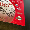 Al Dark Sparky Lyle Tommy Davis Baseball Greats Signed Rawlings Baseball Photo
