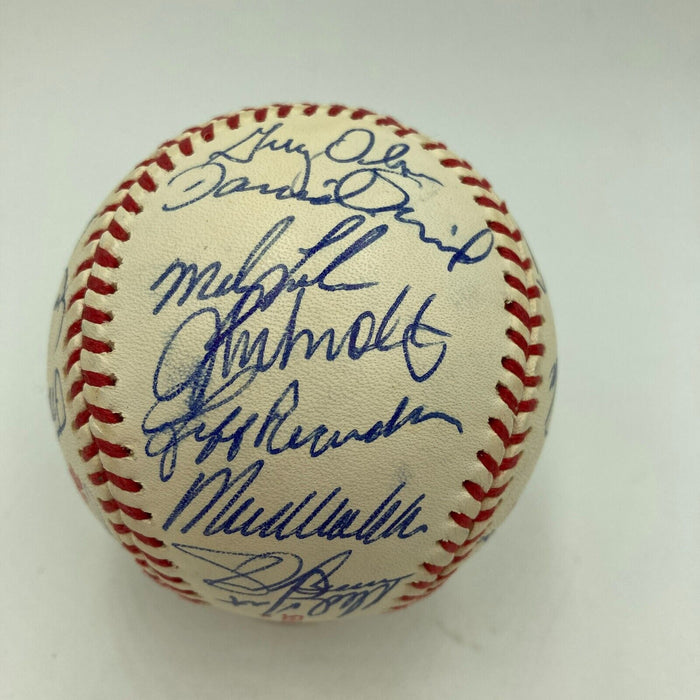 1992 Atlanta Braves NL Champs Team Signed Official World Series Baseball JSA COA