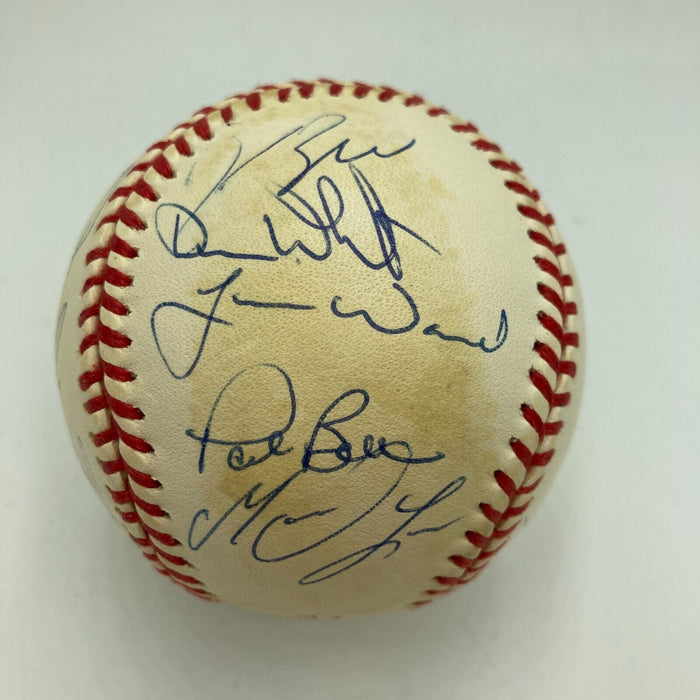 1992 Toronto Blue Jays World Series Champs Team Signed W.S. Baseball PSA DNA