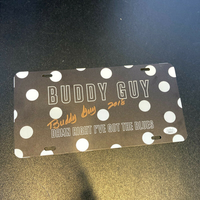 Buddy Guy Signed Autographed "I've Got The Blues" License Plate With JSA COA