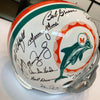1972 Miami Dolphins Super Bowl Champs Team Signed Full Size Helmet Beckett COA