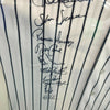 1998 New York Yankees Team Signed World Series Jersey Derek Jeter Rivera JSA COA