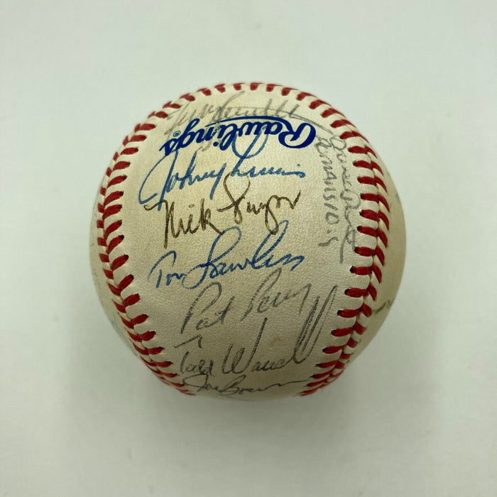 1985 St. Louis Cardinals NL Champs Team Signed World Series Baseball JSA COA