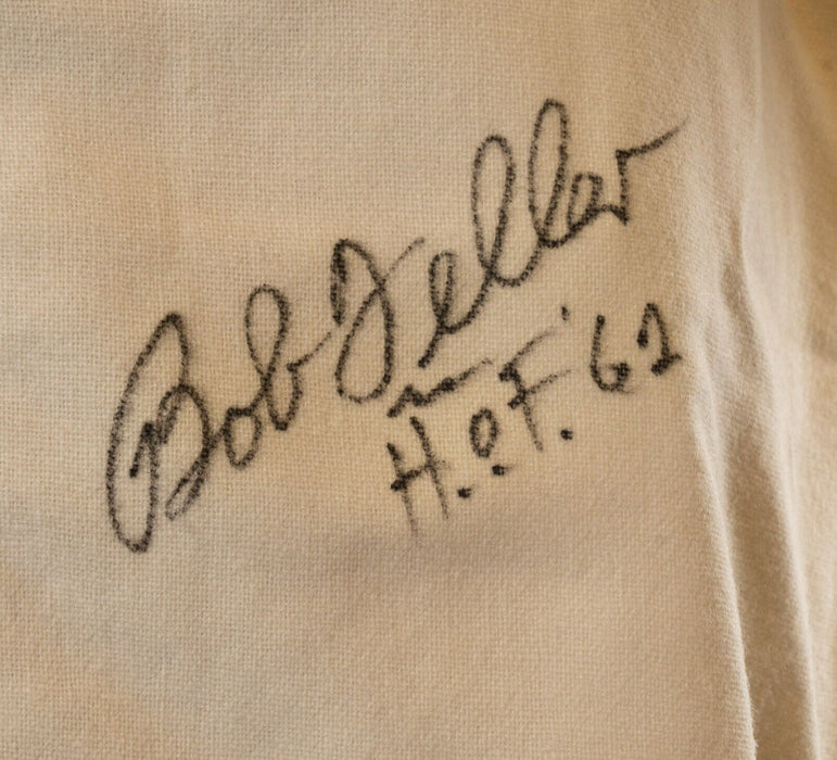 Bob Feller HOF 1962 Signed Cleveland Indians Mitchell & Ness Jersey PSA DNA