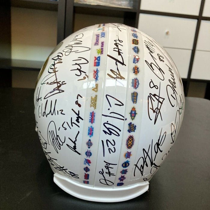 2015 Denver Broncos Super Bowl 50 Champs Team Signed Authentic Helmet JSA COA