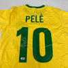 Pele Signed Autographed Brazil Soccer Jersey Beckett Sticker #BC44389