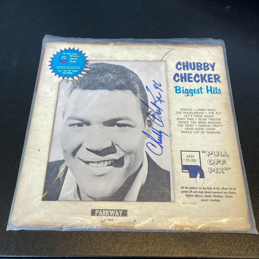 Chubby Checker Signed Autographed Vintage LP Record