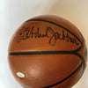 Kareem Abdul-Jabbar & John Wooden UCLA Signed NCAA Basketball JSA COA