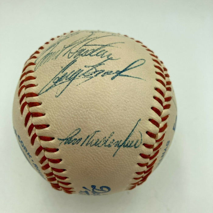 1984 Los Angeles Dodgers Team Signed Baseball With JSA COA Tommy Lasorda