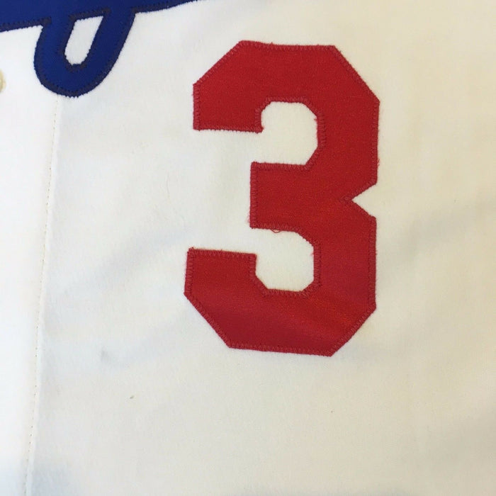 1980's Steve Sax Early Career Game Used Los Angeles Dodgers Jersey With COA