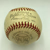 Rogers Hornsby Gil Hodges Casey Stengel Signed National League Baseball JSA COA