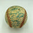 Joe Dimaggio Baseball Legends Signed 1976 Game Used American League Baseball JSA