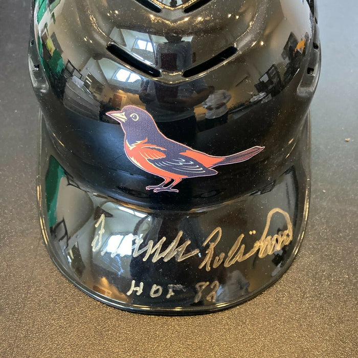 Frank Robinson HOF 1982 Signed Full Size Baltimore Orioles Helmet PSA DNA COA