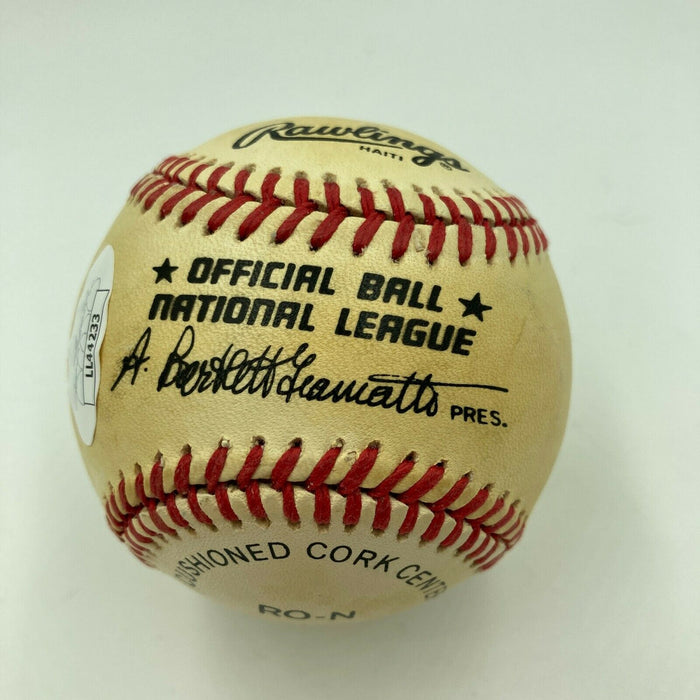 Lou Brock Signed Autographed Official Major League Baseball JSA COA