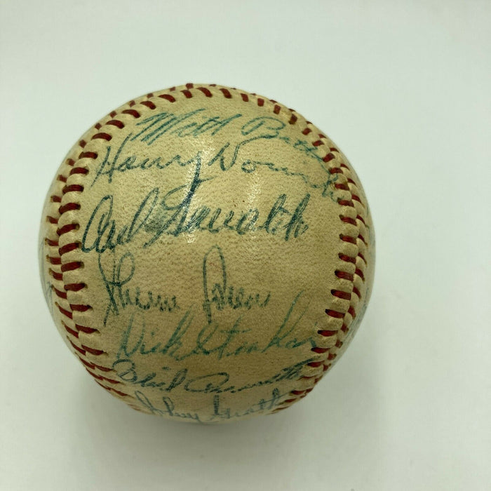 1950's Chicago White Sox Team Signed Autographed Baseball With Nellie Fox
