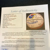 1996-97 Kansas Jayhawks NCAA Champions Team Signed Basketball With JSA COA