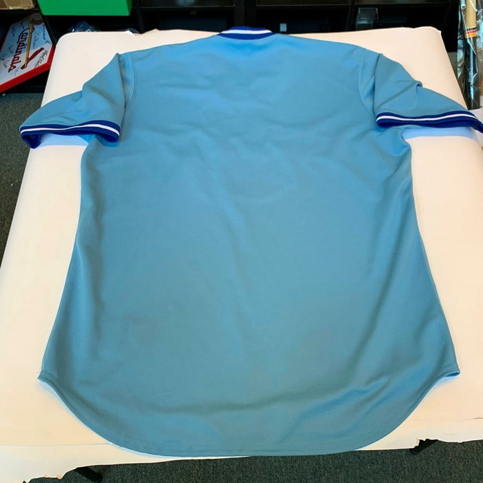Majestic Roy Halladay Toronto Blue Jays Cooperstown Throwback Jersey – Men’s Blue, MLB Licensed