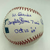 Bob Gibson 1964 & 1967 Signed Heavily Inscribed Baseball MLB Authentic Hologram