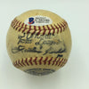 1940 Allie Reynolds Rookie Signed Game Used Minor League Baseball W/ Beckett COA