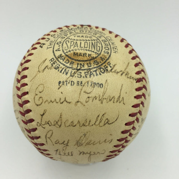 Magnificent 1939 Cincinnati Reds NL Champs Team Signed Baseball PSA DNA COA