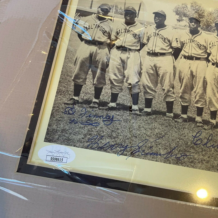 1949 Baltimore Elite Giants Negro League Team Signed Large 16x26 Photo JSA COA