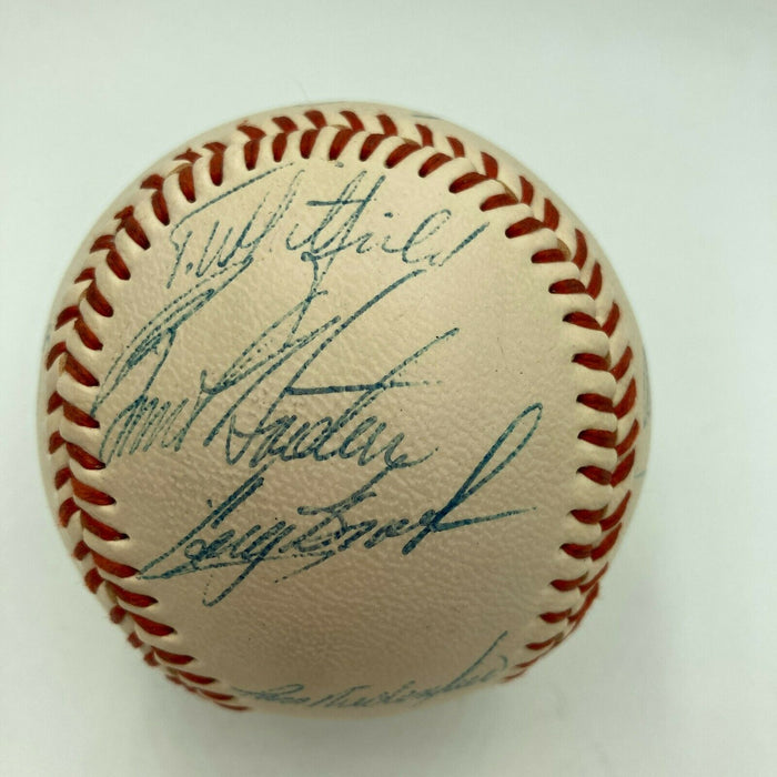 1984 Los Angeles Dodgers Team Signed Baseball With JSA COA Tommy Lasorda