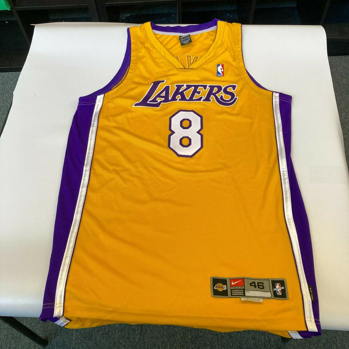 Kobe Bryant Signed 2000-01 Game Issued Los Angeles Lakers Jersey Beckett & PSA