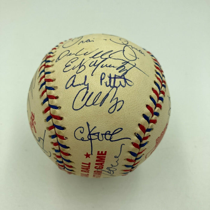 1996 All Star Game Team Signed Baseball Cal Ripken Jr. & Mark Mcgwire