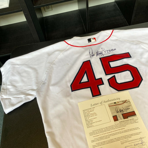 Pedro Martinez "Cy 1997, 99, 00" Signed Game Used Boston Red Sox Jersey JSA COA